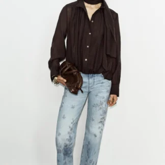 ZARA SCARF SHIRT