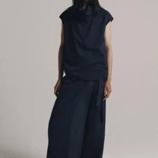 ZARA ZW COLLECTION LINEN BLEND SHIRT