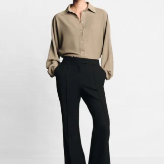 ZARA CONTRAST TOPSTITCH SHIRT