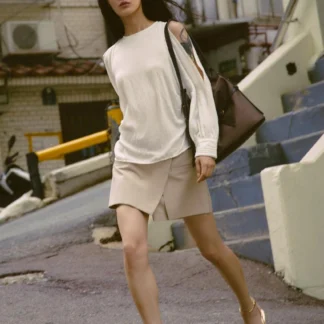 ZARA LOW-RISE WRAP SKORT