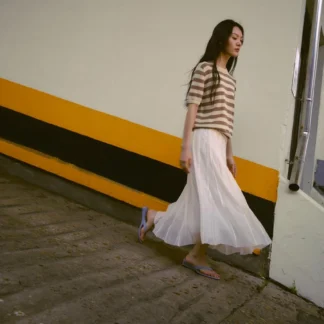 ZARA ZW COLLECTION CONTRAST FLOWING SKIRT