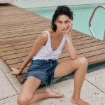 ZARA LOW-RISE TURN-UP SHORTS