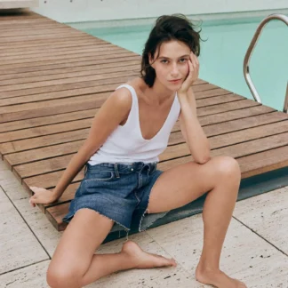 ZARA LOW-RISE TURN-UP SHORTS