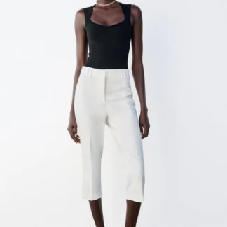 ZARA STRETCH SQUARE NECK BODYSUIT