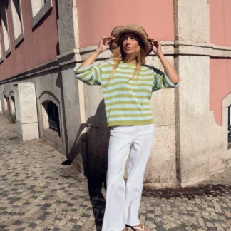 ZARA STRIPED KNIT JUMPER