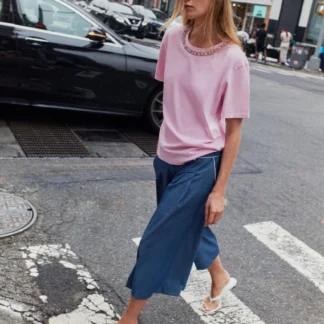 ZARA LONG BERMUDA SHORTS WITH CONTRAST PIPING