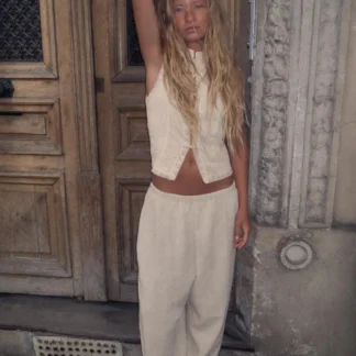 ZARA SAROUEL TROUSERS WITH ADJUSTABLE HEMS