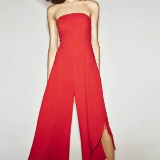 ZARA ASYMMETRICAL HEM JUMPSUIT