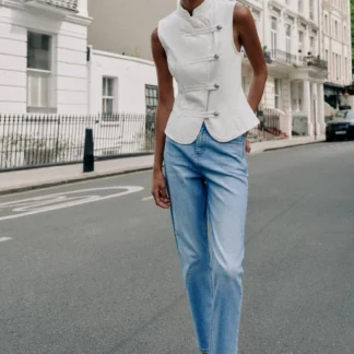 ZARA Z1975 HIGH-WAIST MOM FIT JEANS