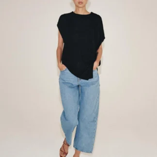 ZARA ASYMMETRIC KNIT TOP