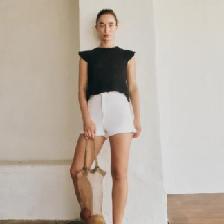ZARA CUTWORK KNIT TOP