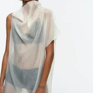 ZARA ORGANZA LACE TOP