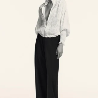 ZARA ZW COLLECTION 100% WOOL WIDE-LEG TROUSERS