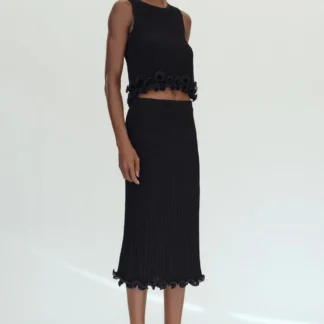 ZARA DOUBLE-LAYER KNIT TOP