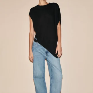 ZARA ASYMMETRIC KNIT TOP
