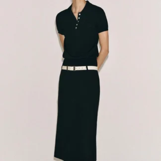 ZARA SHORT SLEEVE KNIT POLO SHIRT
