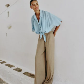 ZARA FLOWING WIDE-LEG TROUSERS