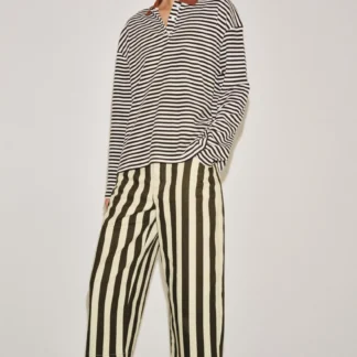 ZARA STRIPED POLO SHIRT