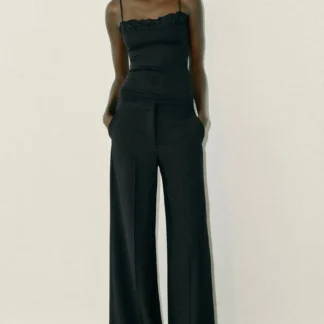 ZARA LACE STRAPPY TOP
