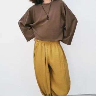 ZARA VOLUME SAROUEL TROUSERS