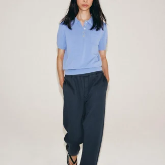 ZARA SHORT SLEEVE KNIT POLO SHIRT