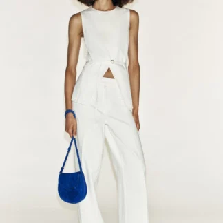 ZARA Z1975 STRAIGHT-LEG JEANS WITH PRESSED CREASE