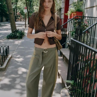 ZARA TEXTURED CROP TOP