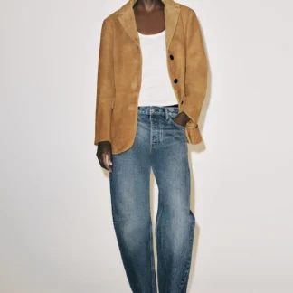 ZARA ZW COLLECTION 100% SUEDE OVERSIZE JACKET