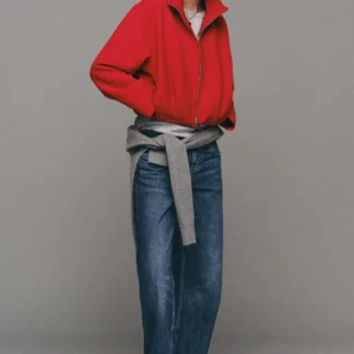 ZARA HIGH COLLAR BOMBER JACKET