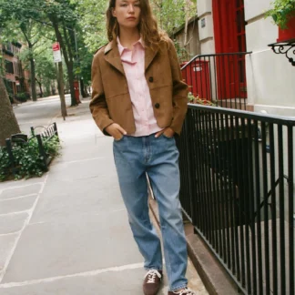 ZARA FAUX SUEDE JACKET