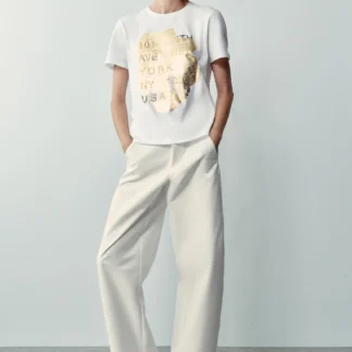 ZARA BARREL TROUSERS