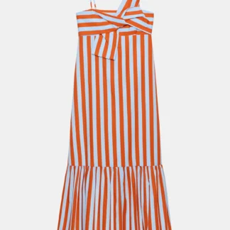 ZARA STRIPED KNOT DRESS