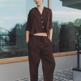ZARA FLOWING STRAIGHT-LEG TROUSERS
