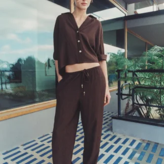 ZARA FLOWING SHORT SLEEVE SHIRT