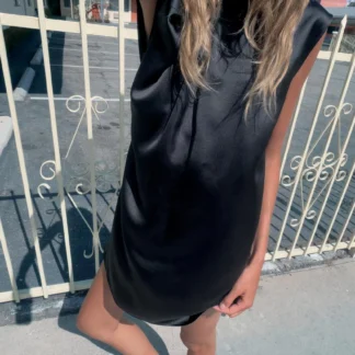 ZARA SHORT SATIN DRESS