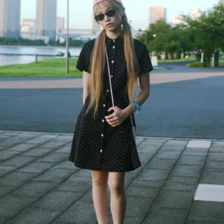 ZARA SHORT DOT DRESS