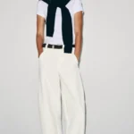 ZARA BARREL TROUSERS