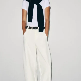 ZARA BARREL TROUSERS