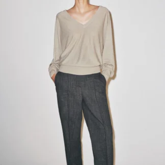 ZARA V-NECK WOOL BLEND JUMPER