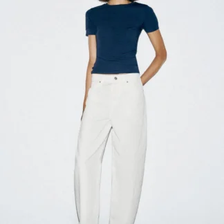 ZARA Z1975 HIGH-WAIST BARREL JEANS