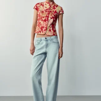 ZARA Z1975 LOW-RISE REGULAR JEANS