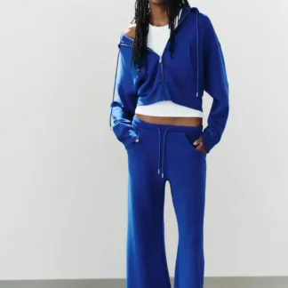 ZARA INTERLOCK HOODIE
