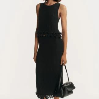 ZARA DOUBLE-LAYER KNIT TOP