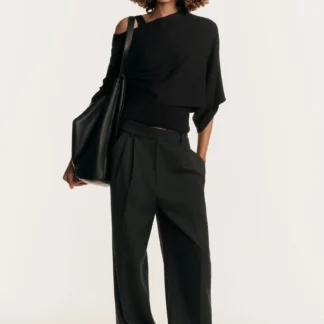 ZARA SHORT KNIT CAPE JUMPER