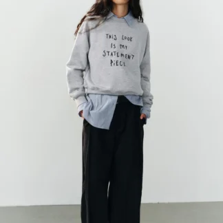 ZARA SLOGAN SWEATSHIRT