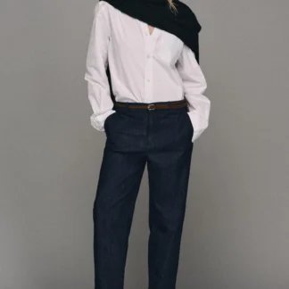 ZARA CHINO TROUSERS WITH BRAIDED BELT