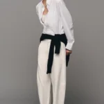 ZARA BARREL TROUSERS