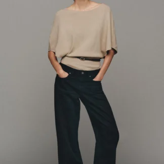ZARA KNIT BELTED TOP