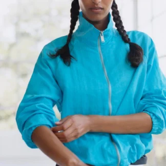 ZARA TECHNICAL FABRIC ZIP-UP JACKET