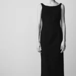 ZARA BOAT NECK MIDI DRESS